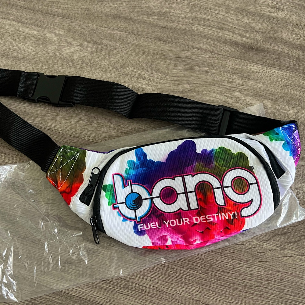 Never Used Bang Energy Multi-Color Fanny Pack Hip/Shoulder Bag